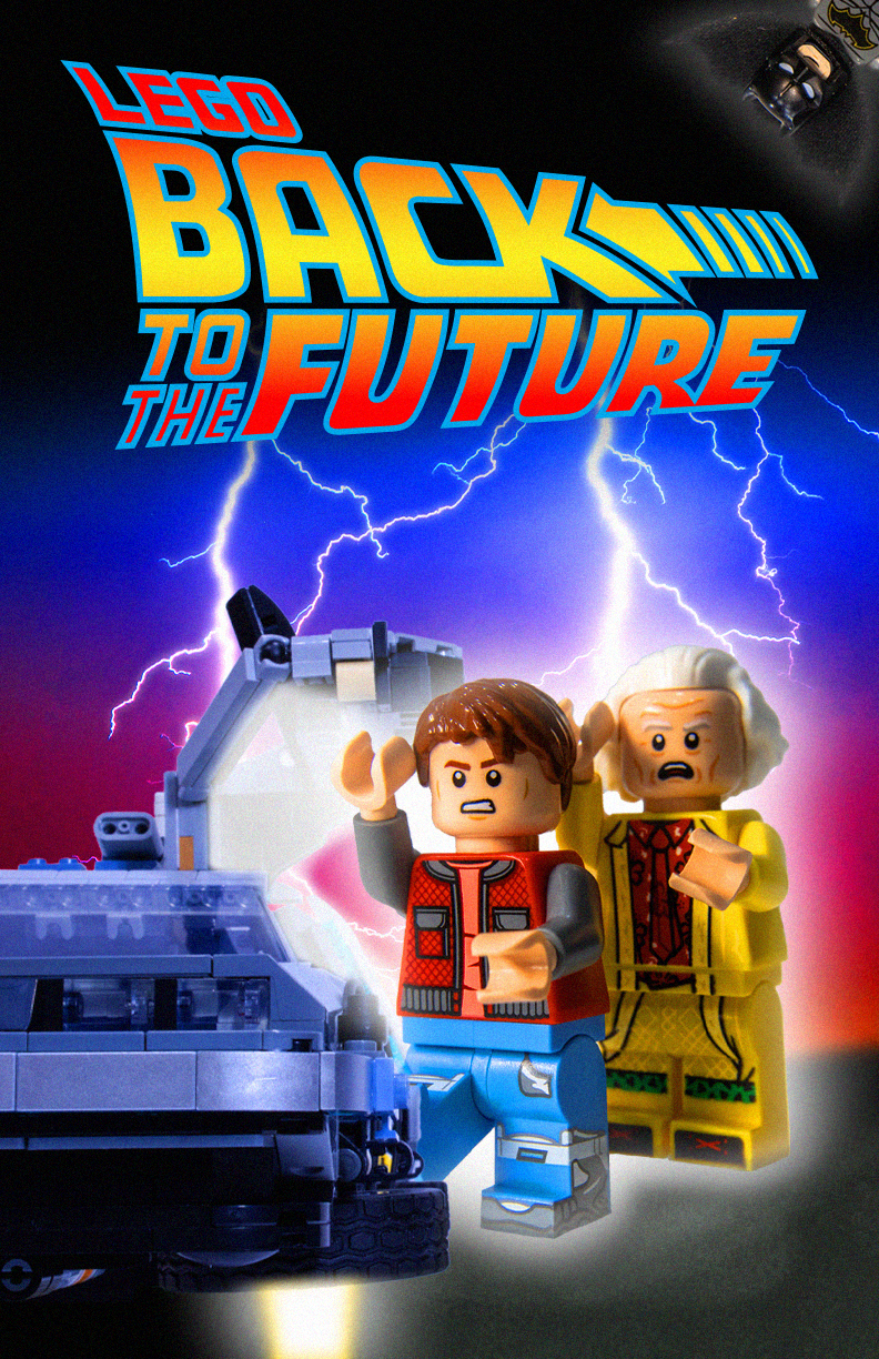 Lego Back to the Future Poster